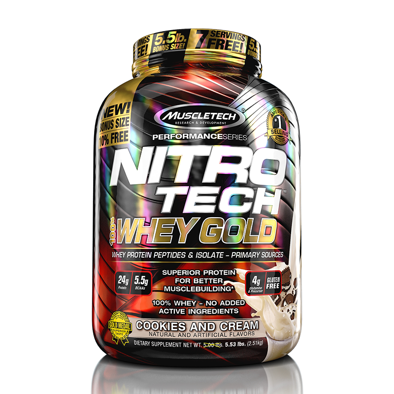 MuscleTech – Nitro-Tech Whey Gold 5.5lb (Cookies and Cream) (MuscleTech)_800x800