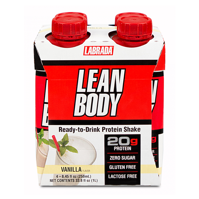 Labrada Lean Body RTD Protein Shakes (Vanilla) 250ml x 16pack