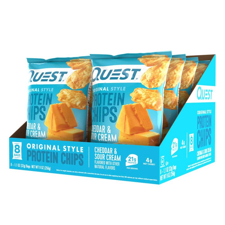 Quest Chip – Orginal (Cheddar & Sour Cream) Box