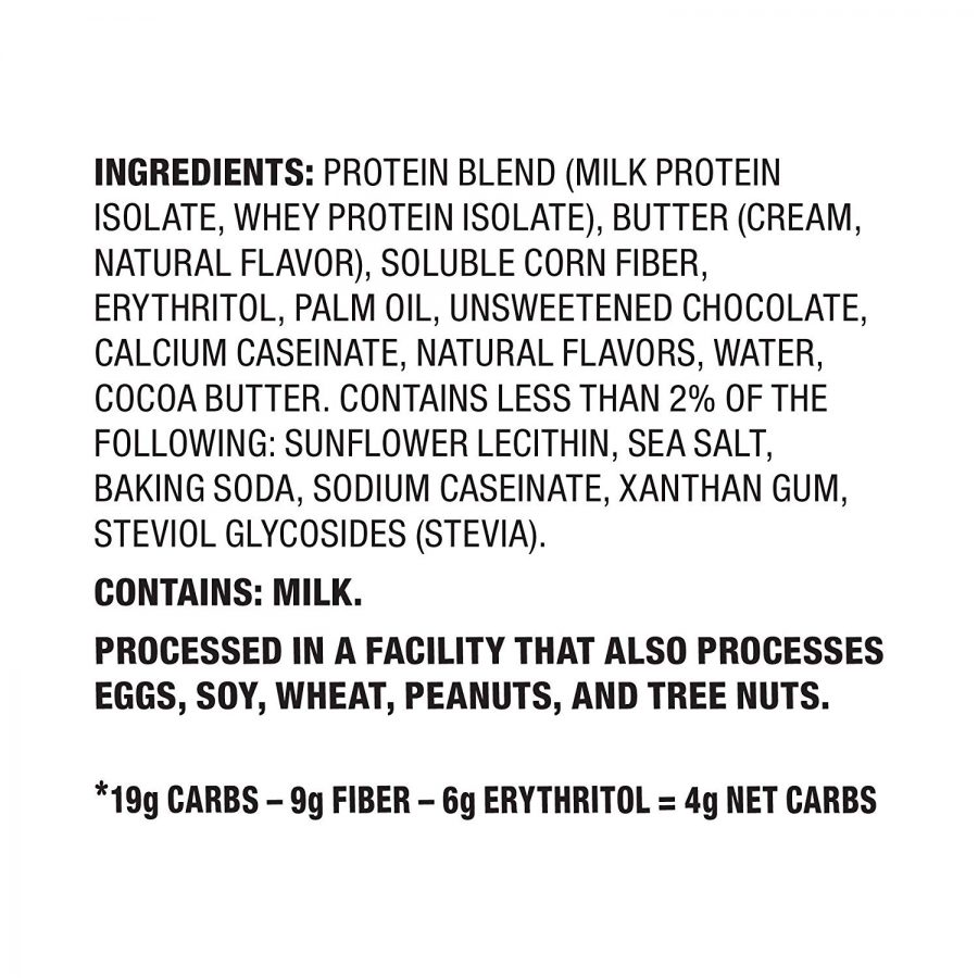 Quest Cookie – Chocolate Chip – Ingredient list