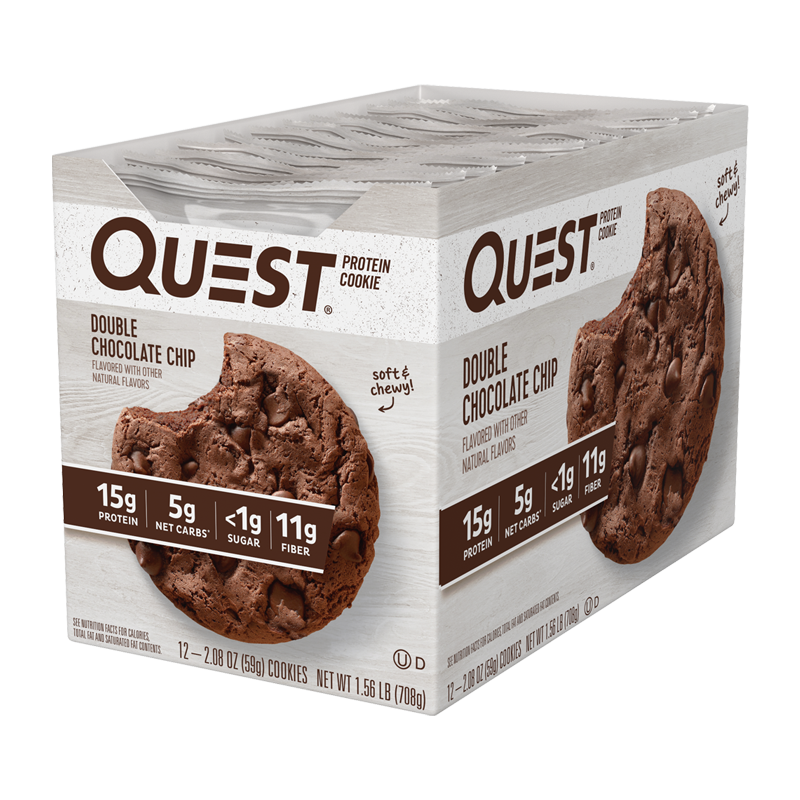 Quest Cookie – Double Chocolate Chip – Box 1