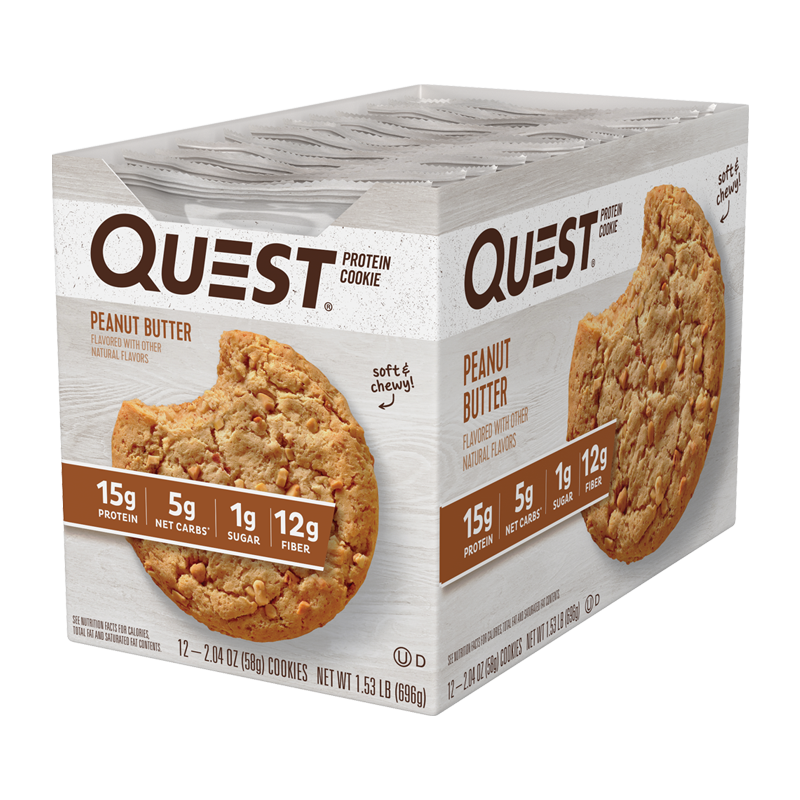 Quest Cookie – Peanut Butter – Box 1