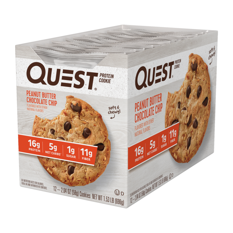 Quest Nutrition Protein Cookie (Peanut Butter Chocolate Chip) (Box of