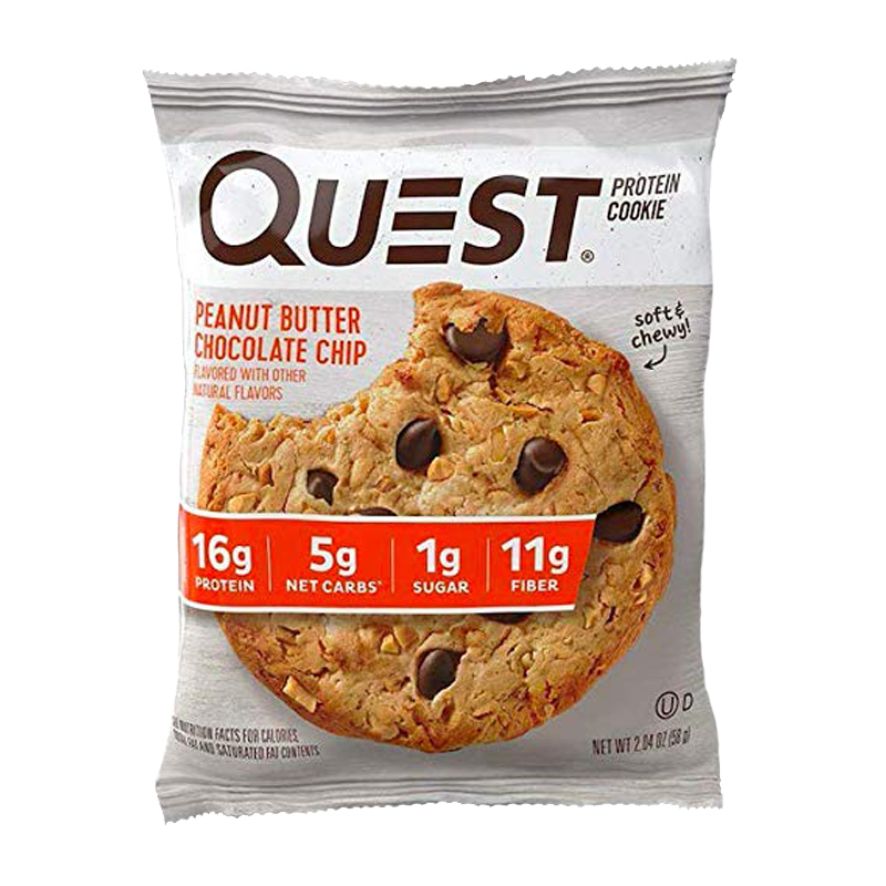 Quest Cookie – Peanut Butter Chocolate Chip – Individual