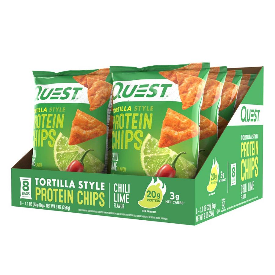 Quest – Tort Chips Chili Lime – Box
