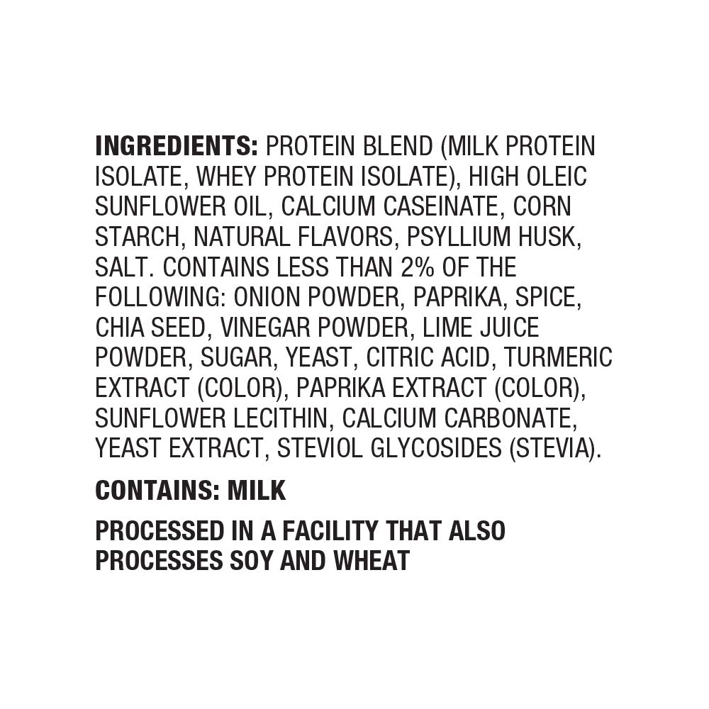 Quest – Tort Chips Chili Lime – Ingredient list