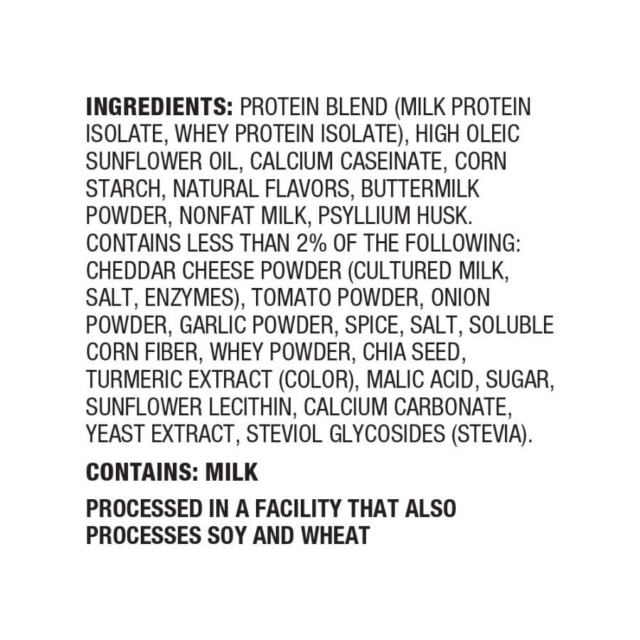 Quest – Tort Chips – Ranch – Ingredient List