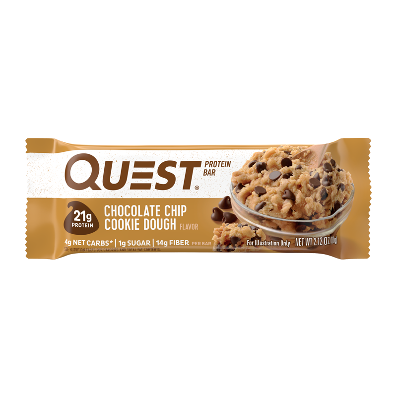 Quest bar – Chocolate chip cookie dough —