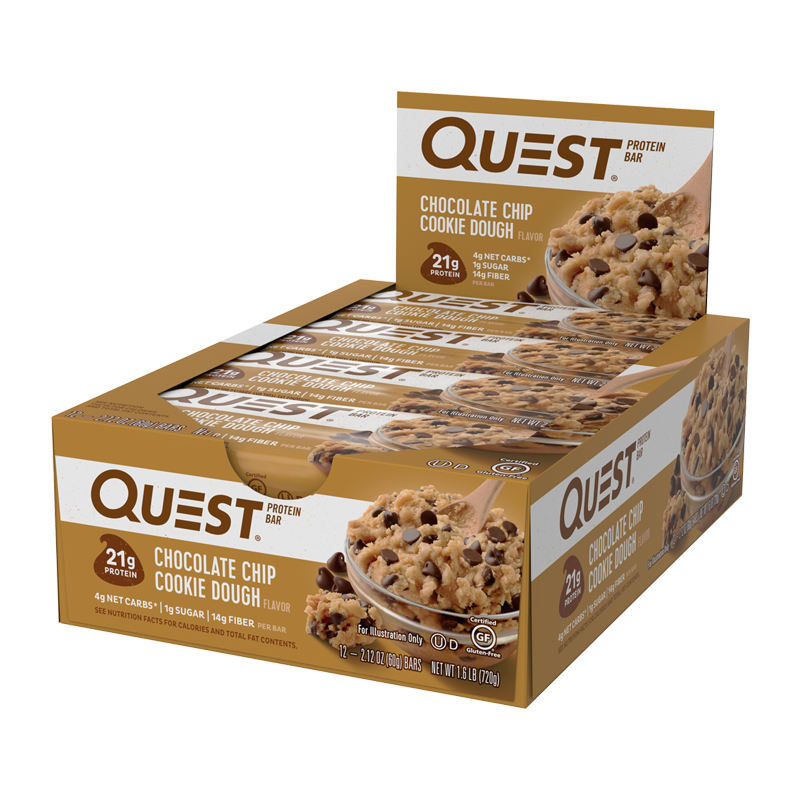 Quest bar – Chocolate chip cookie dough