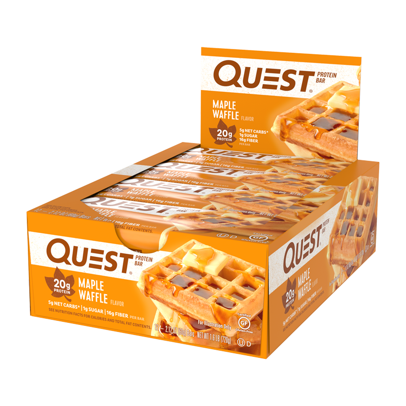 Quest bar – Maple Waffle