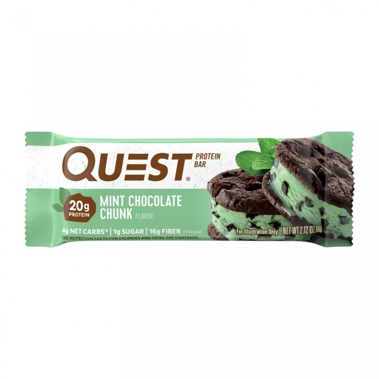 Quest Nutrition – Protein Bar (Mint Chocolate Chunk) (Box of 12pcs ...
