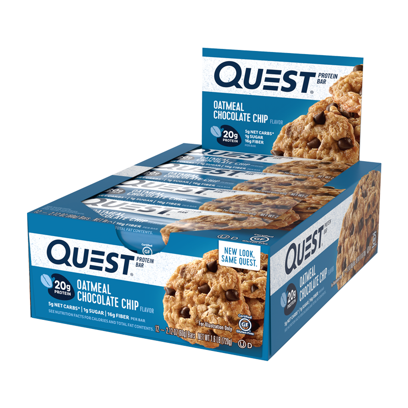 Quest bar – Oatmeal Chocolate chip