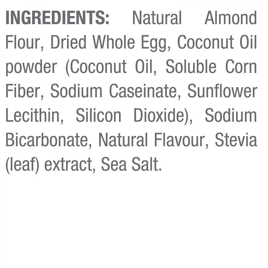 ANS – Keto Pancake Buttermilk – Ingredient list