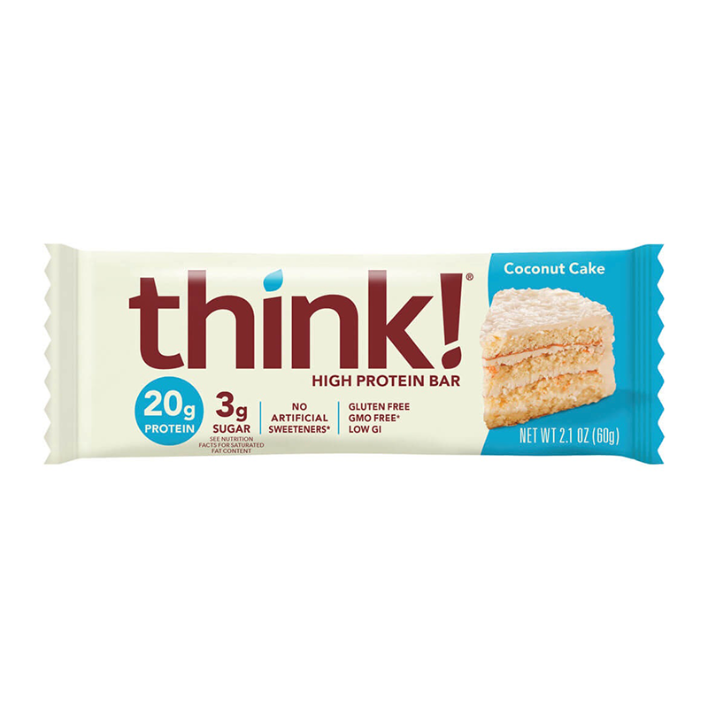 Thinkthin – protein bar – Coconut Cake – Individual_800x800