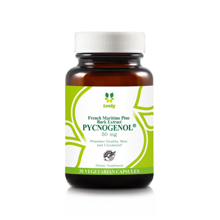 Lively Pycnogenol® 50mg (French Maritime Pine Bark Extract) (30 Veg