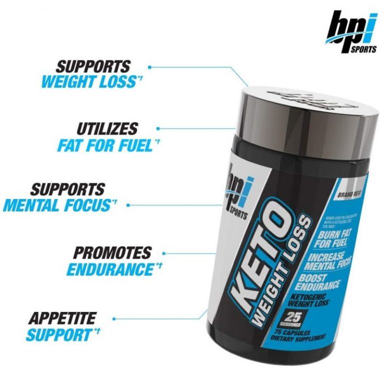 BPI Sports Keto Weight Loss (Ketogenic Fat Burner) (75caps/ 25serv