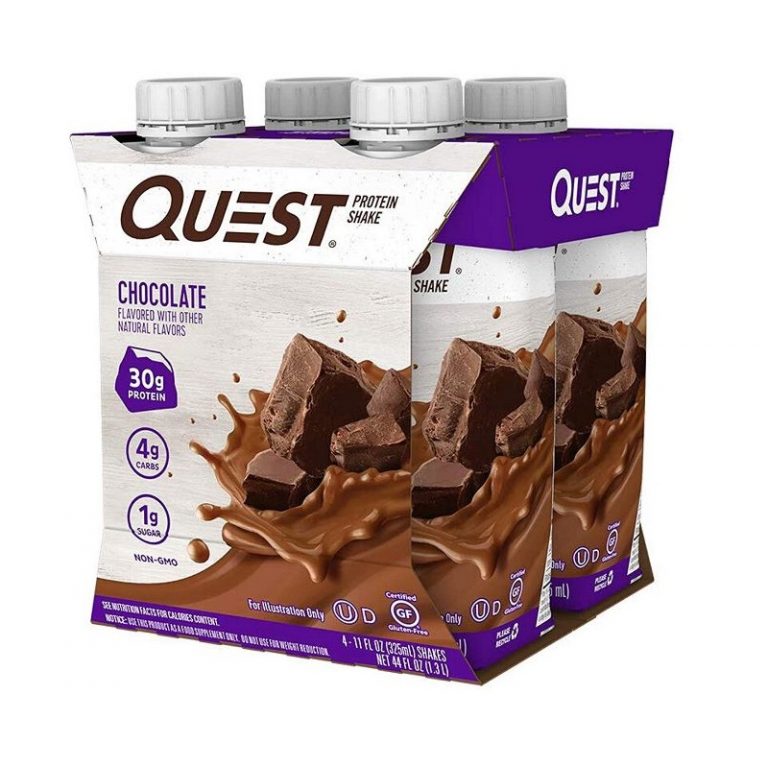 Quest Nutrition Protein Shake (Chocolate) 325ml x 4pcs Natures Village