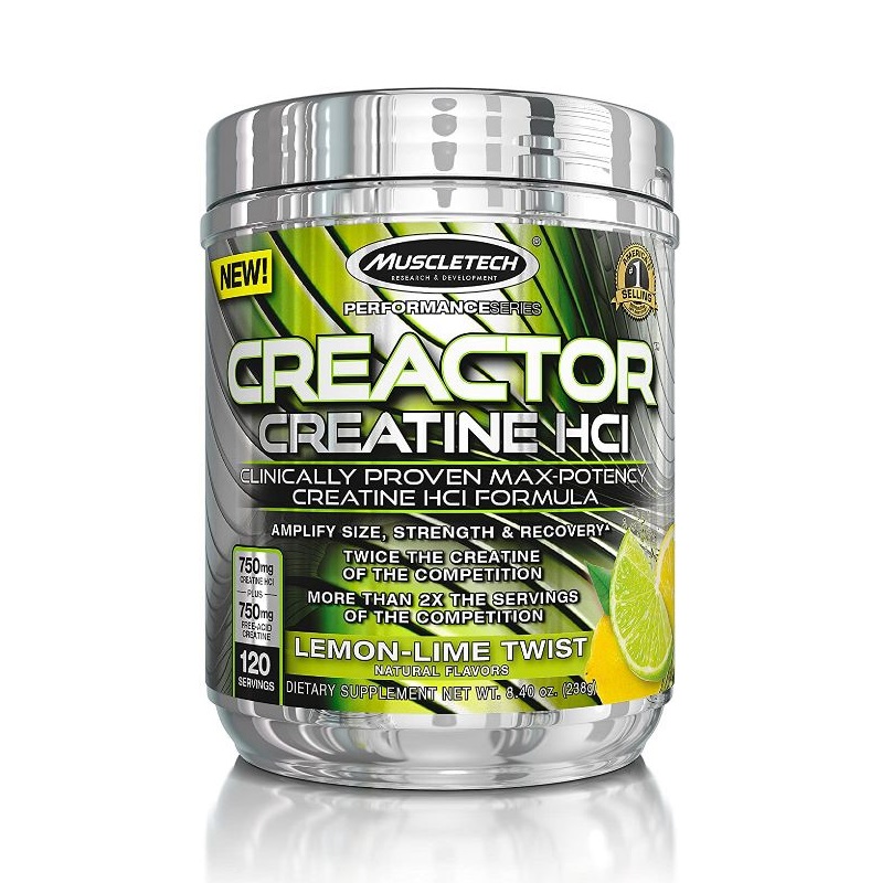 MT – Creactor – Creatine HCI 238g 800×800