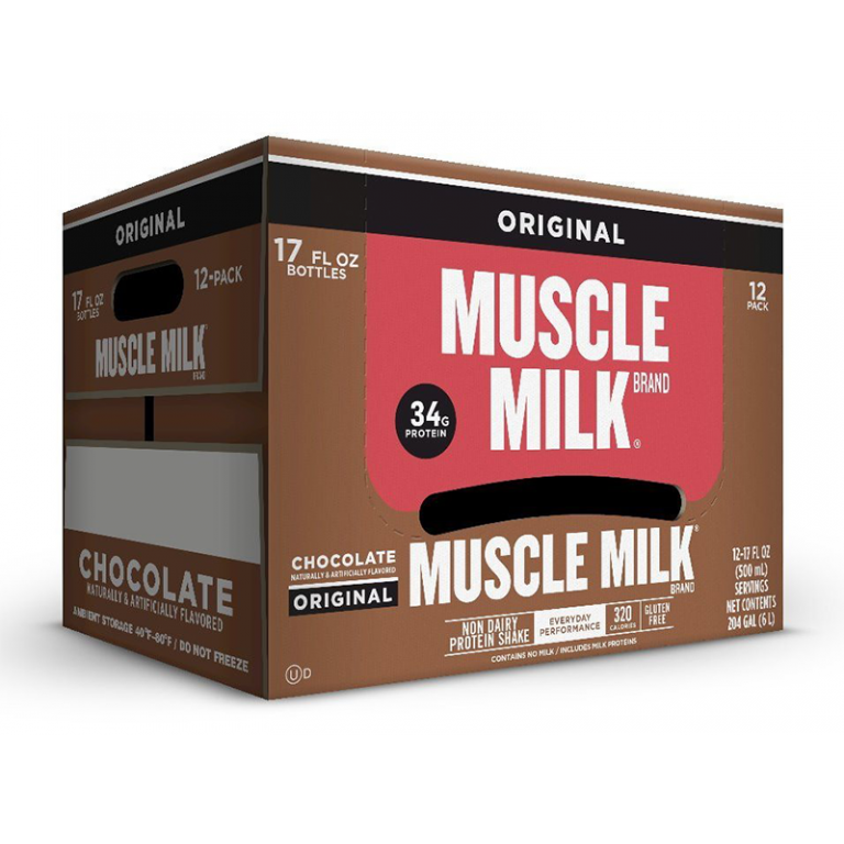 Muscle Milk Original Protein Shake RTD (Chocolate) 500ml x 12 bottles